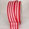 The Ribbon People Red and White Striped Wired Craft Ribbon 1.5" x 27 Yards